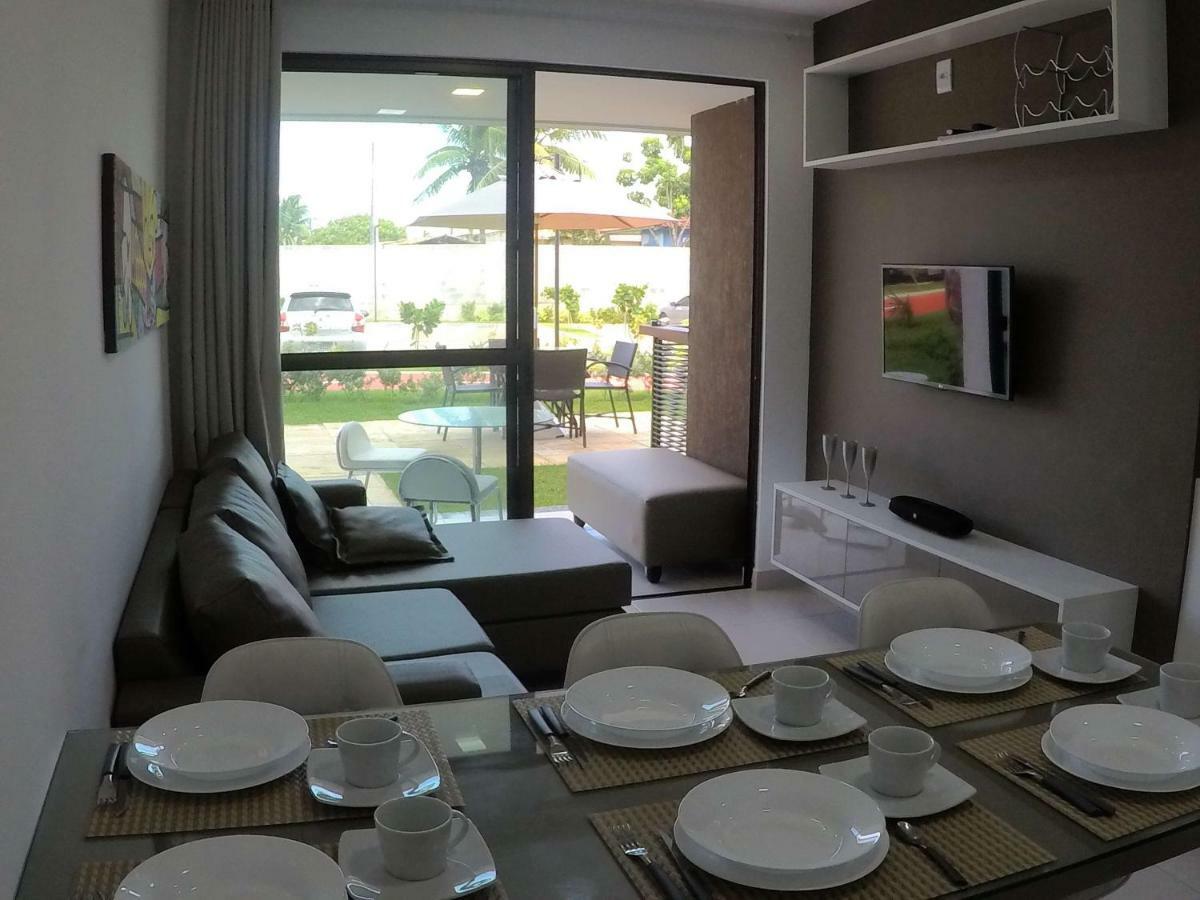 Flat Terreo Beira-Mar No Resort Cupe Beach Living Em Pôrto das Galinhas Exterior foto